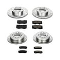 thumbnail image 3 of PowerStop Front and Rear Z23 Evolution Sport Carbon-Fiber Ceramic Brake Pad and Drilled & Slotted Rotor Kit Fits: TOYOTA Select Models K138, 3 of 10