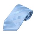 thumbnail image 2 of Jacob Alexander Boys' Prep Solid Color Tonal Stripe Neck Tie - Baby Blue, 2 of 4