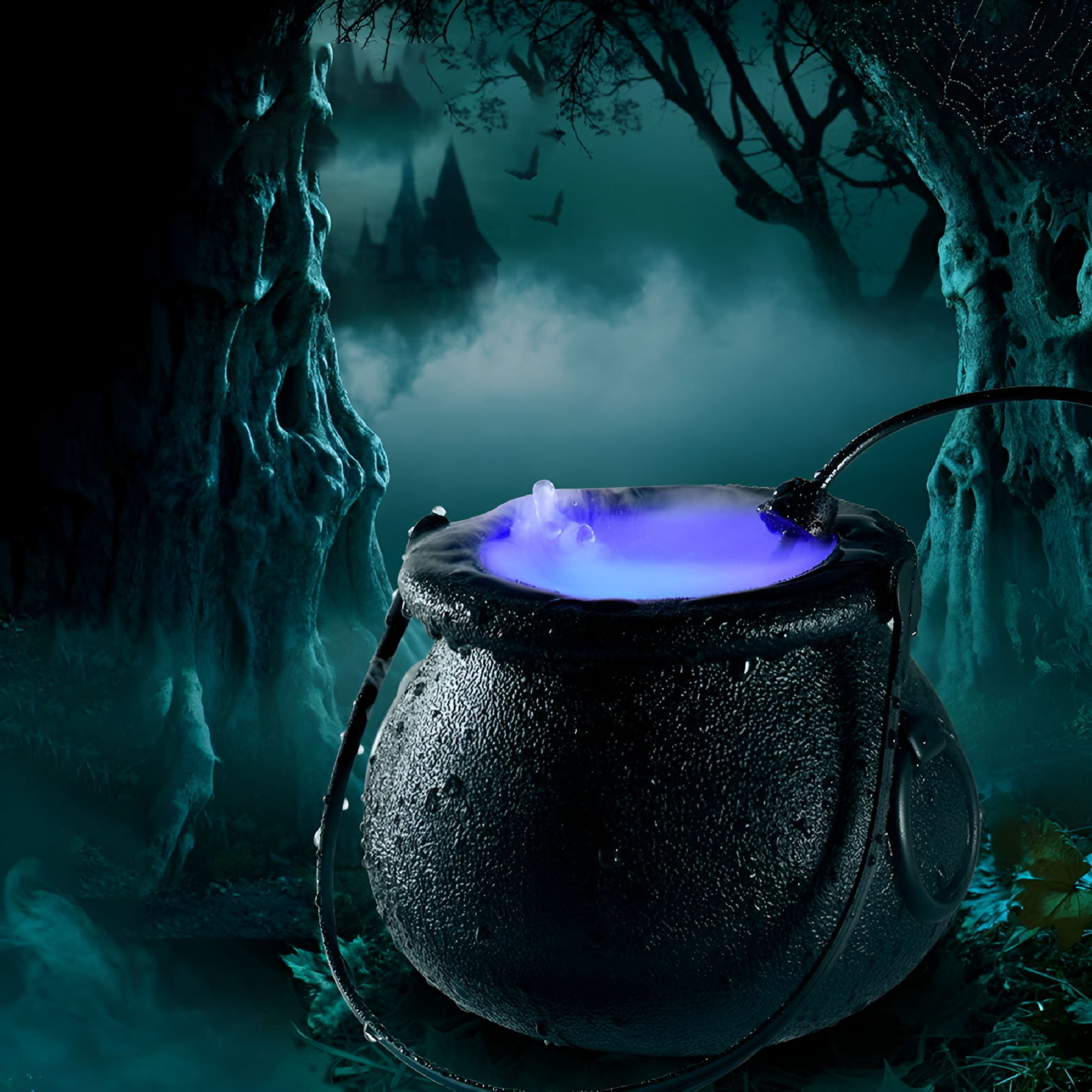 HIBIBUD 2026 New Mist Maker Water Fountain Fog Machine Party Prop Halloween Smoke Machine