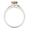 thumbnail image 4 of Solitaire Engagement Ring for Women - 2ct Yellow Moissanite in 14K White Gold Promise Ring, 4 of 6