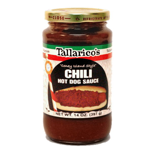 Tallarico's Coney Island Style Chili Hot Dog Sauce, 14 oz