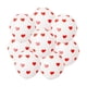 thumbnail image 2 of Juego de 50 globos para San Valentín, decoración para las fiestas. Bola Blanca Corazón Rojo, 2 of 9