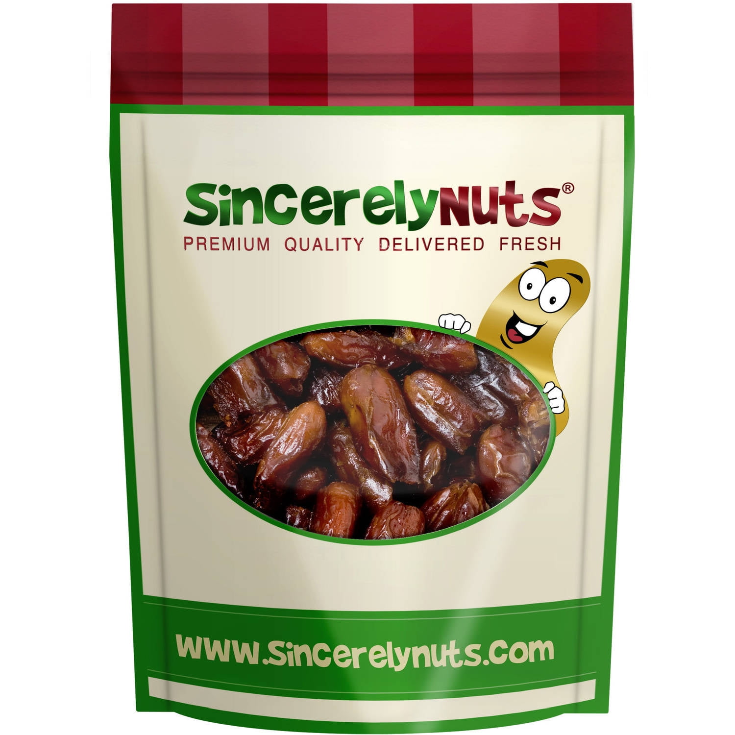 Sincerely Nuts Pitted Dates, 2 LB Bag by Sincerely Nuts