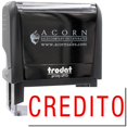 thumbnail image 1 of Large Self-Inking Credito Stamp, Trodat Printy 4913, Press and Print Stamping, Impression Size 7/8" x 2-1/4", Up to 10,000 Impressions - Red Ink, 1 of 10