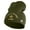 Olive, variant on Star US Army Veteran Retired Symbol Embroidered 8 Inch Solid Knit Short Beanie Made in USA - Charcoal OSFM