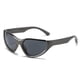 thumbnail image 4 of Gafas de sol de moda, hombres y mujeres, marco ligero, protección para exteriores, gafas deportivas, gafas de conducción para ciclismo, viajes en l , gris lente gris Yinane Gafas de sol de moda, 4 of 8