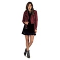 thumbnail image 4 of Signature by Lee Women's Woven Biker Jacket, 4 of 4
