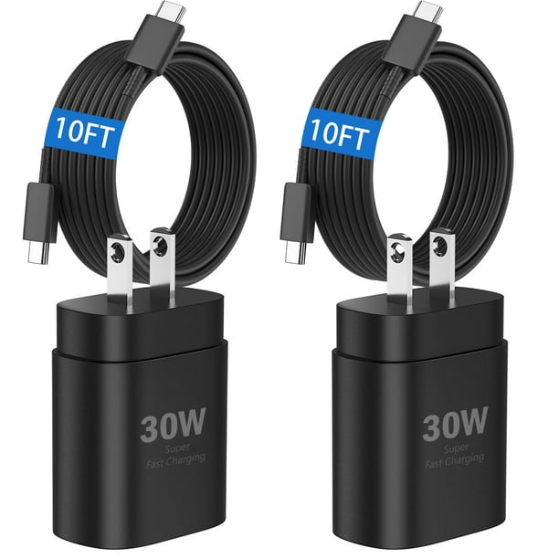 Cargador y cable USB-C PD 3.0 de 30 W para iPhone 15 Pro Max