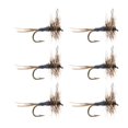 thumbnail image 1 of 6x cebo de pesca con mosca, señuelos de pesca con ganchos, herramientas de aparejos de pesca, cebos artificiales, señuelos de pesca con mosca para, 1 of 8