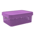 thumbnail image 1 of Caja con Tapa Plastic Trends Modelo Paris Capacidad 11Lts Color Morado 1 Pieza, 1 of 4