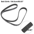 thumbnail image 3 of Correa de transmisión serpentina acanalada en V para motor de coche, No.90916T2006, para Toyota Fortuner 2004-2015, color negro, 3 of 6