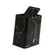 thumbnail image 2 of Cubo de basura para baño, cesto de basura, cubo de almacenamiento con tapa a presión, de basura estrecho para restaurante, guardería, hogar Negro, 2 of 8