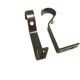 thumbnail image 4 of Soportes de barra de cortina, 4 piezas Soporte de cortina de metal negro Soporte de barra de persiana Ganchos de pared con tornillos, para barra de ducha Barra de cortina Barra de ropa TUNC Sencillez, 4 of 5