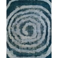 thumbnail image 1 of Ahgly Company Machine Washable Indoor Rectangle Abstract Columbia Blue Area Rugs, 2' x 4', 1 of 7