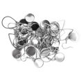 thumbnail image 4 of Materiales para manualidades de bricolaje Bling Bling 20 piezas de biseles en blanco para aretes, 4 of 12