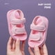 thumbnail image 5 of Sandalias para niños Punta abierta Gancho suave Bucle Zapatos de verano ligeros y transpirables para niños pequeños Rosa 18, 5 of 5