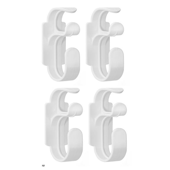 4pk CPAP Hose Hanger with Anti-Slip Feature, CPAP Mask Hook & CPAP Tubing Holder Combined in one. Prevents CPAP Hose Tangle and Allows You to Sleep Better