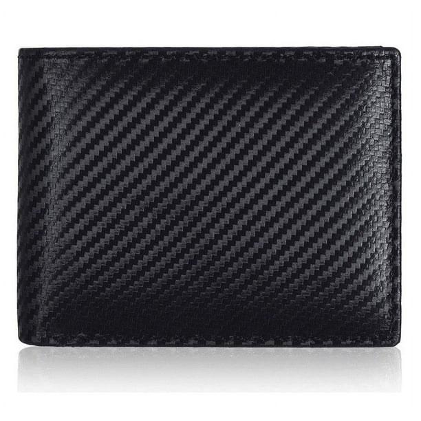 Cartera de cuero | Carteras de hombre con protección | Cartera con embalaje de regalo | Cartera de cuero auténtico | Cartera de cuero marrón Adepaton HMHZ870-3