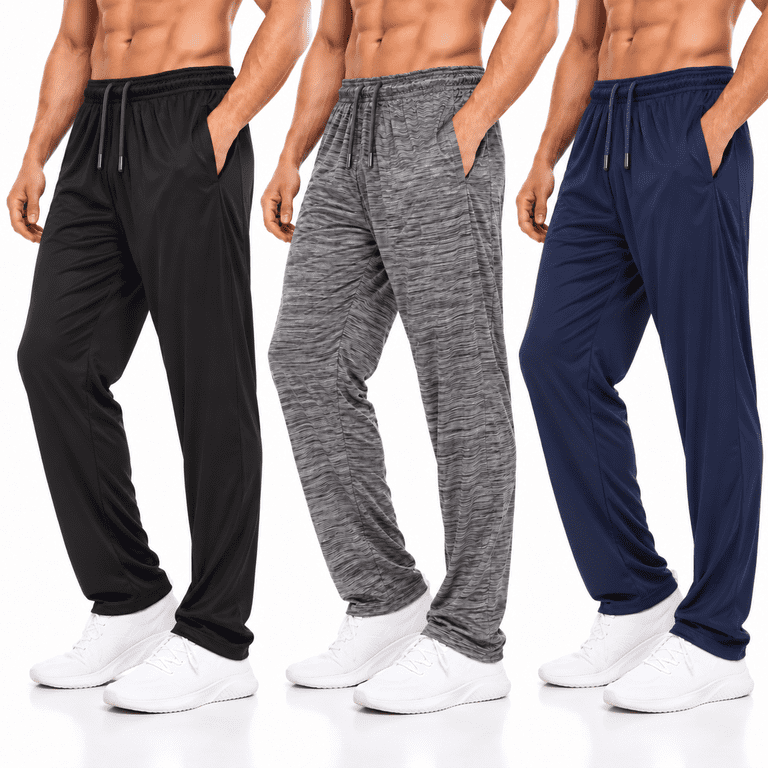 Daresay Men's Dri-Fit Athletic Pants, 3-Pack photo 1