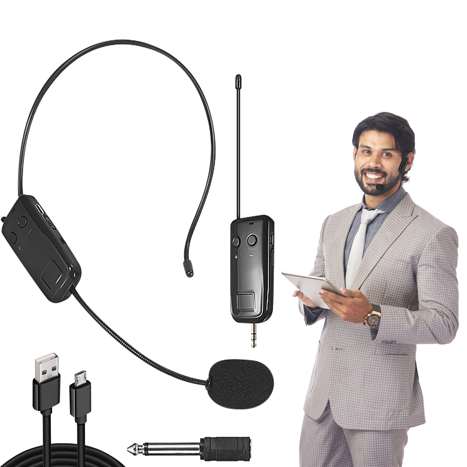 Headset with microphone for online teaching sale