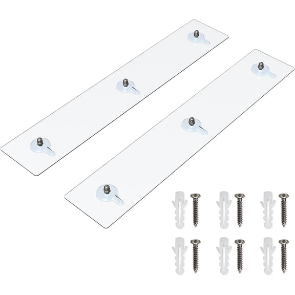 GUCADS-2 Pack Shower Caddy Adhesive for Replacement, No Drilling Strong Transparent Adhesive for Shower Caddy