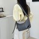 thumbnail image 3 of Bolso bolso hobo bolsillo de luna de cuero de cuero, 3 of 9