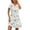 White Floral, variant on Zeagoo Women's Casual A-Line Dress with Pockets Summer Beach Floral Tshirt Dress Short Sleeve Dress Flowy Sundresses