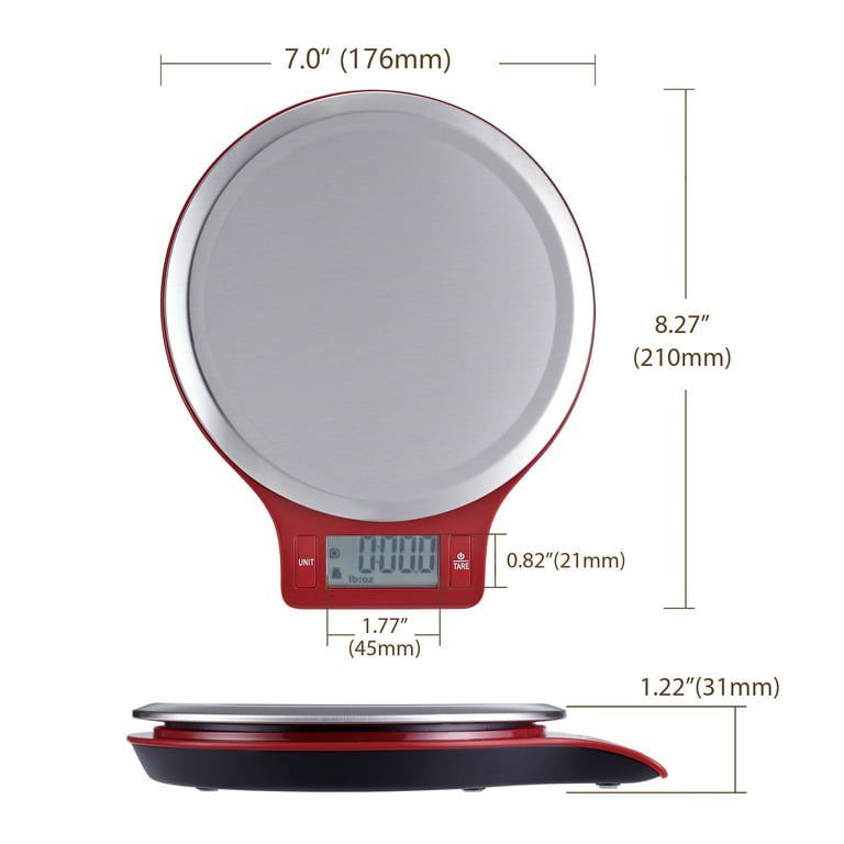 Basics EK3211 Digital Kitchen Scale with LCD Display for sale online