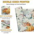 thumbnail image 3 of Ensemble de 4 Napperons Citrouilles et Feuilles d'Automne, 12x18 Pouces Aquarelle Automne Action de Grâce Résistant à la Chaleur Lavable Napperon en Lin Saisonnier Style Ferme pour Table, Fête Cuisine Salle à Manger Décoration, 3 of 6