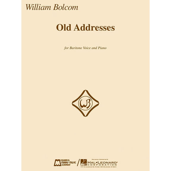 Old Addresses: For Baritone and Piano, (Paperback)