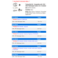 thumbnail image 2 of Timing Belt Kit - Compatible with 1995 - 2002 Volkswagen Cabrio 2.0L 4-Cylinder 1996 1997 1998 1999 2000 2001, 2 of 2