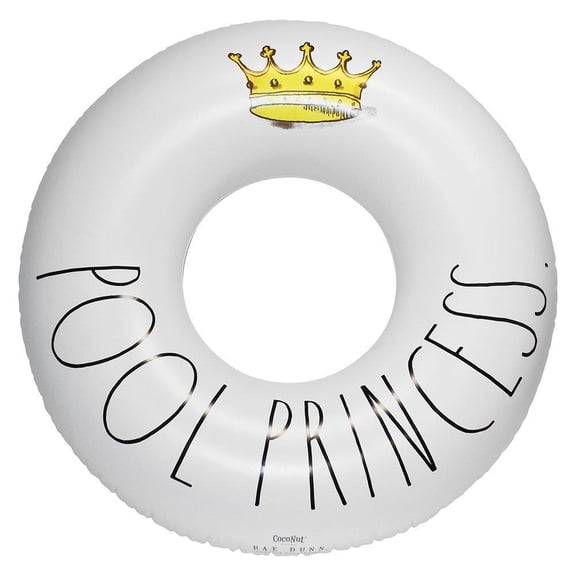 Rae-Dunn Adult 48" Swim Ring Pool Float - Pool Princess 38008B