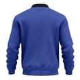 thumbnail image 6 of CCRFTGI Mens Bomber Jacket Lightweight Casual Golf Windbreaker Spring Fall Full Zip Up Coat Jackets withPockets Royal Blue M, 6 of 6