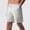 Style1-White mens shorts, variant on Mceream Cotton Shorts Men Drawstring Lightweight Casual Elastic Waist Summer Beach Vacation Linen Shorts with Pockets Daily Wear Outfit White M