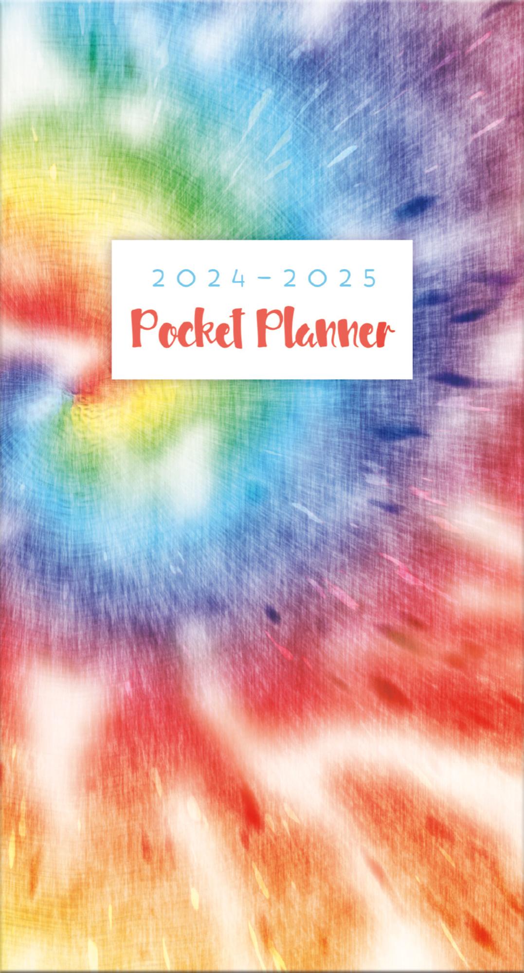Trends International 20242025 TieDye Pocket Planner