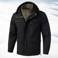 thumbnail image 2 of WTOBBY Men's 3-in-1 Double Layer Fleece Jacket, Cold Proof Windproof Waterproof Mountaineering Coat, Warm Thickened Outdoor Hiking Jacket for Winter,Black L, 2 of 4