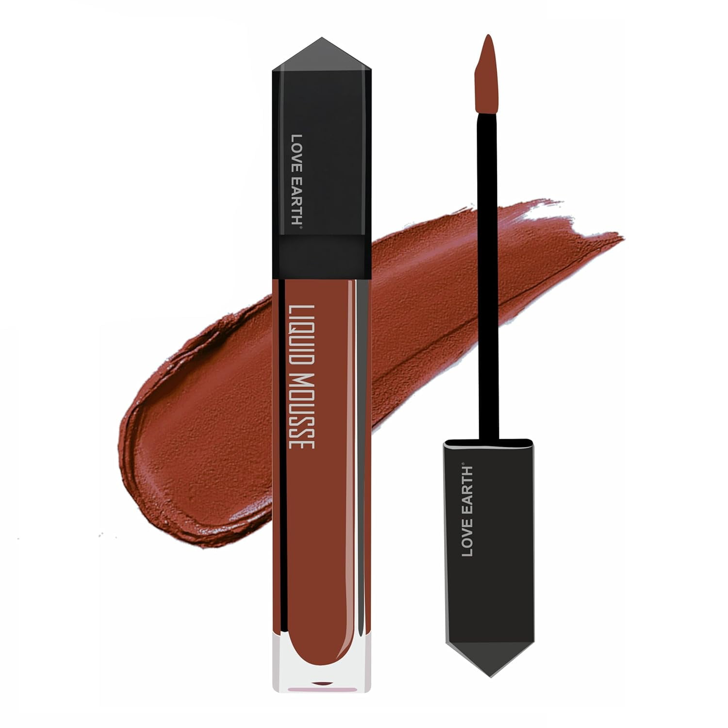 Love Earth Liquid Mousse Lipstick - Spanish Coffee - 6 ml
