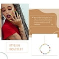 thumbnail image 2 of OULII 1Set Evil Eyes Chain Jewelry Golden Adjustable Casual Wear for Wedding, 2 of 8