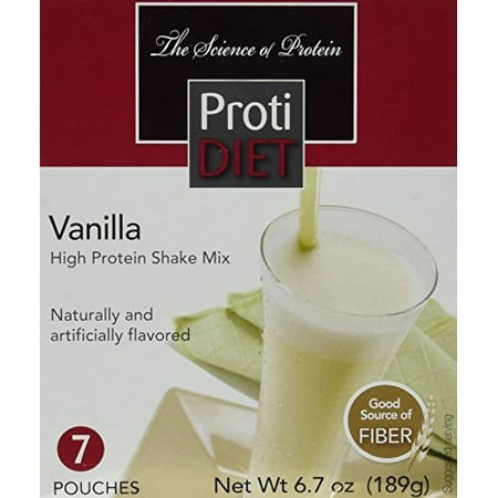 Protidiet Shake - Vanilla (7/box) Net Wt 6.7oz (Top 10 Best Protein Bars)