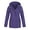 Purple, variant on cllios Women's Rain Jackets Waterproof with Hood Windproof Lightweight Plus Size Outdoor Trench Long Raincoat with Pockets