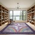 thumbnail image 2 of ODIKA Pink Enchanted Frame Stripe Playful Galaxy Shaped for Master Suite, California King, Under Bed, Foldable Easy Care, 2 of 7