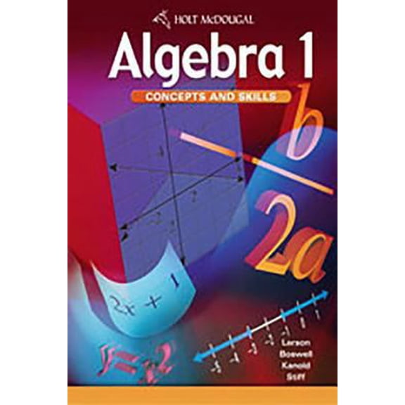 Pre-Owned Algebra 1: Concepts and Skills: Practice Workbook with Examples (Paperback) 061807869X 9780618078691