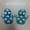 蓝色, variant on 1Pc Roller Massage Glove, Deep Tissue Hand Massager for Home Spa