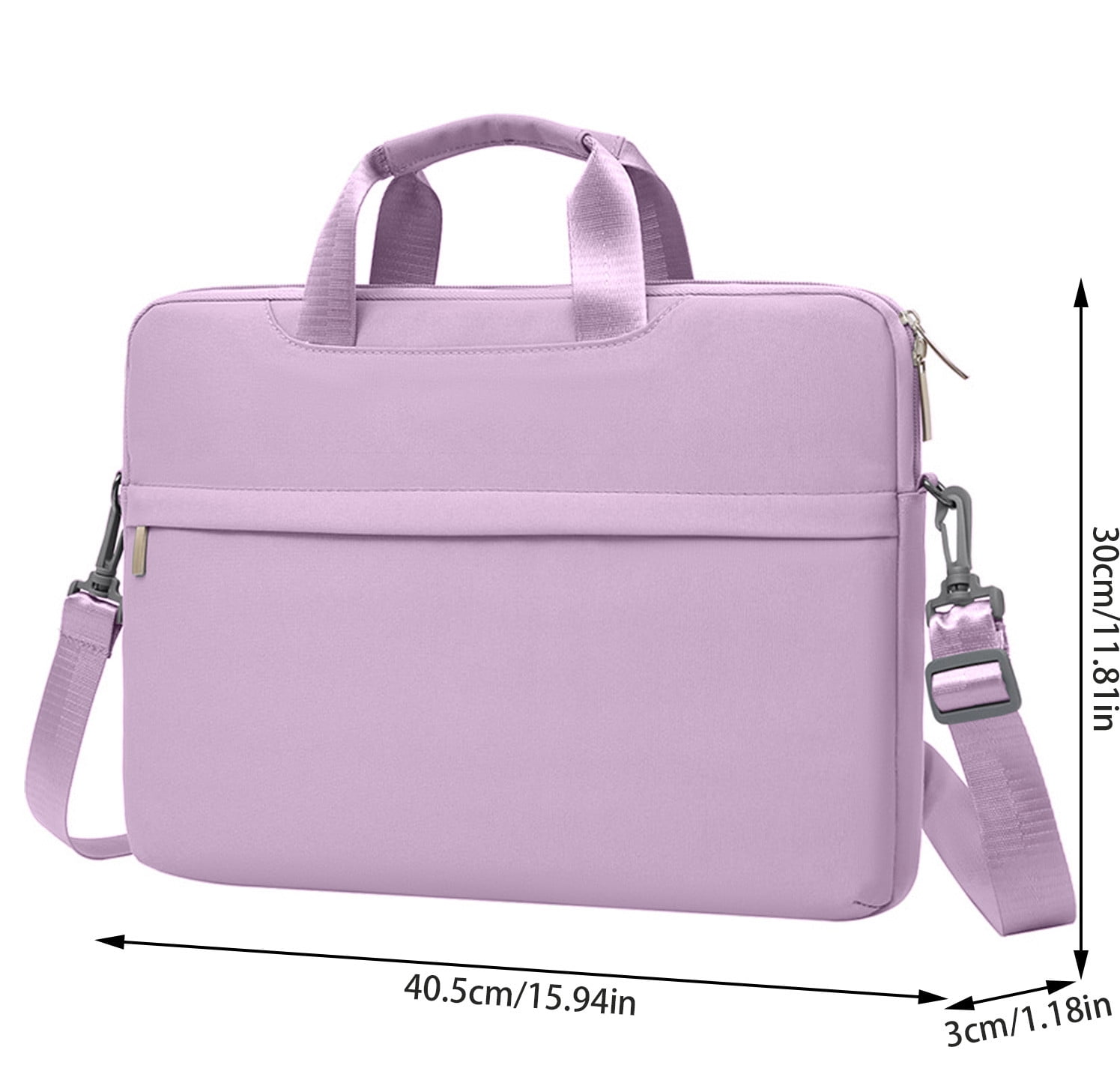 16 inch Laptop Computer PC Shoulder Bag Carrying Case,Water-Repellent Fabric Briefcase,Lightweight Toploader,Business Casual or School