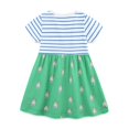 thumbnail image 6 of Cethrio Kids Girls Dresses, Short Sleeve Casual Cotton Printed Summer Dresses Green Size 2 T, 6 of 6