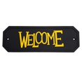thumbnail image 1 of Placa decorativa de letrero de jardinería de con tornillos para una fácil instalación 16X5.5CM - BIENVENIDO_2 kusrkot Tablero de las placas de la puerta decorativa, 1 of 8