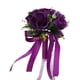 thumbnail image 3 of Bouquet Bouquet Brides de honor Bouquet elegante Bouquet Bouquet Artificial Rose Flower para el día de graduación Día de San Valentín Decoración de Púrpura, 3 of 8