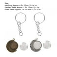 thumbnail image 4 of Custom Jewelry 48pcs Key Rings Pendant Base,Pendant Tray, Jewelry DIY Tool, For Jewelry-makers Girls, 4 of 8
