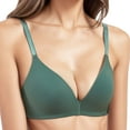 thumbnail image 1 of FhsagQ Soutien-Gorge Femmes Camisoles & Débardeurs Polyester Femmes Décontracté Multicolore Couleur Unie Triangle Sans Armature Bretelles Réglables Soutien-Gorge sous-Vêtements Fins pour Femmes Jeu de Rôle Vert 32, 1 of 4