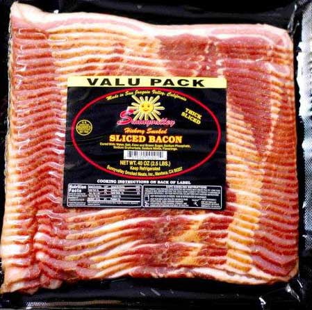 Sunnyvalley Hickory Smoked Bacon, 40 Oz